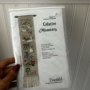 Creative Moments Pattern Booklet Cross Stitch